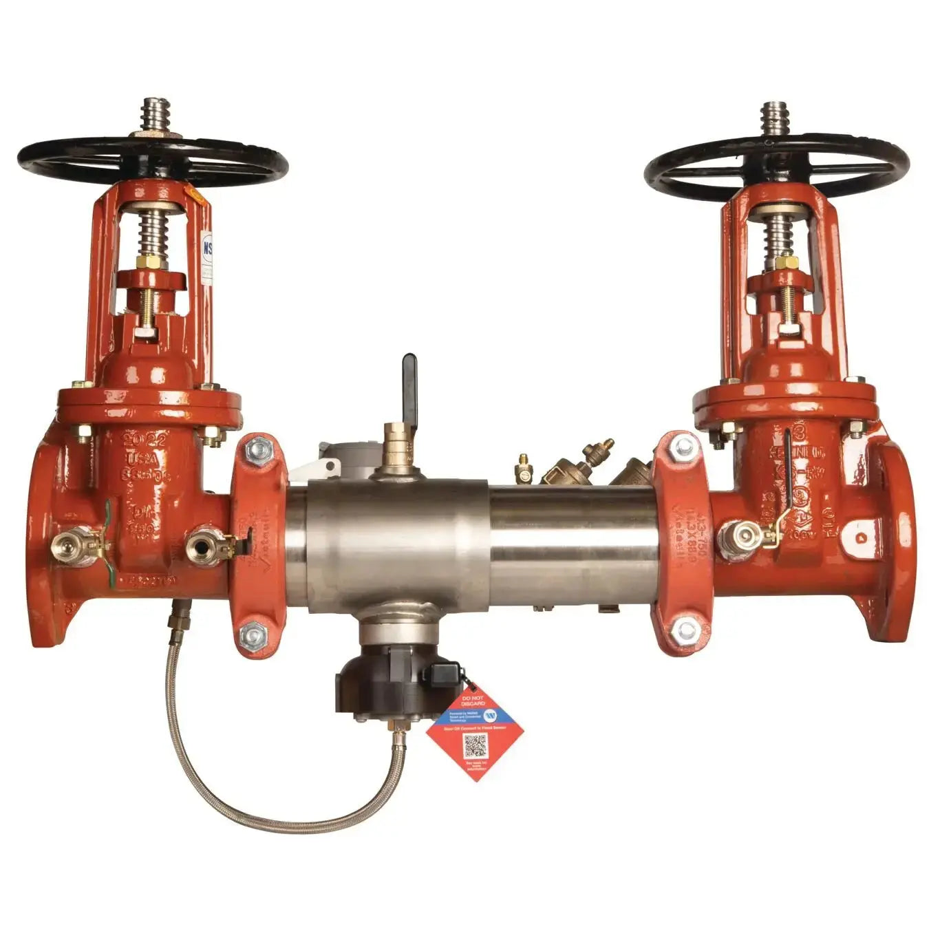 6" Backflow Preventor Valve Ames Z Grooved Butterfly for Fire Safety Systems