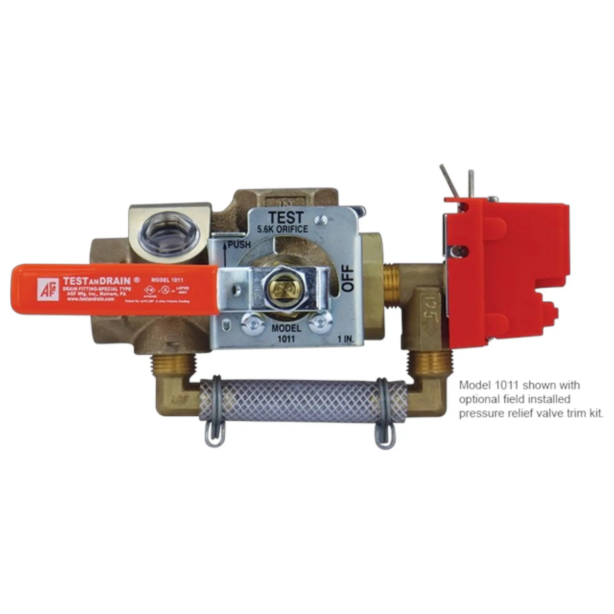 AGF TESTANDRAIN 1011 Fire Sprinkler Valve with Pressure Relief