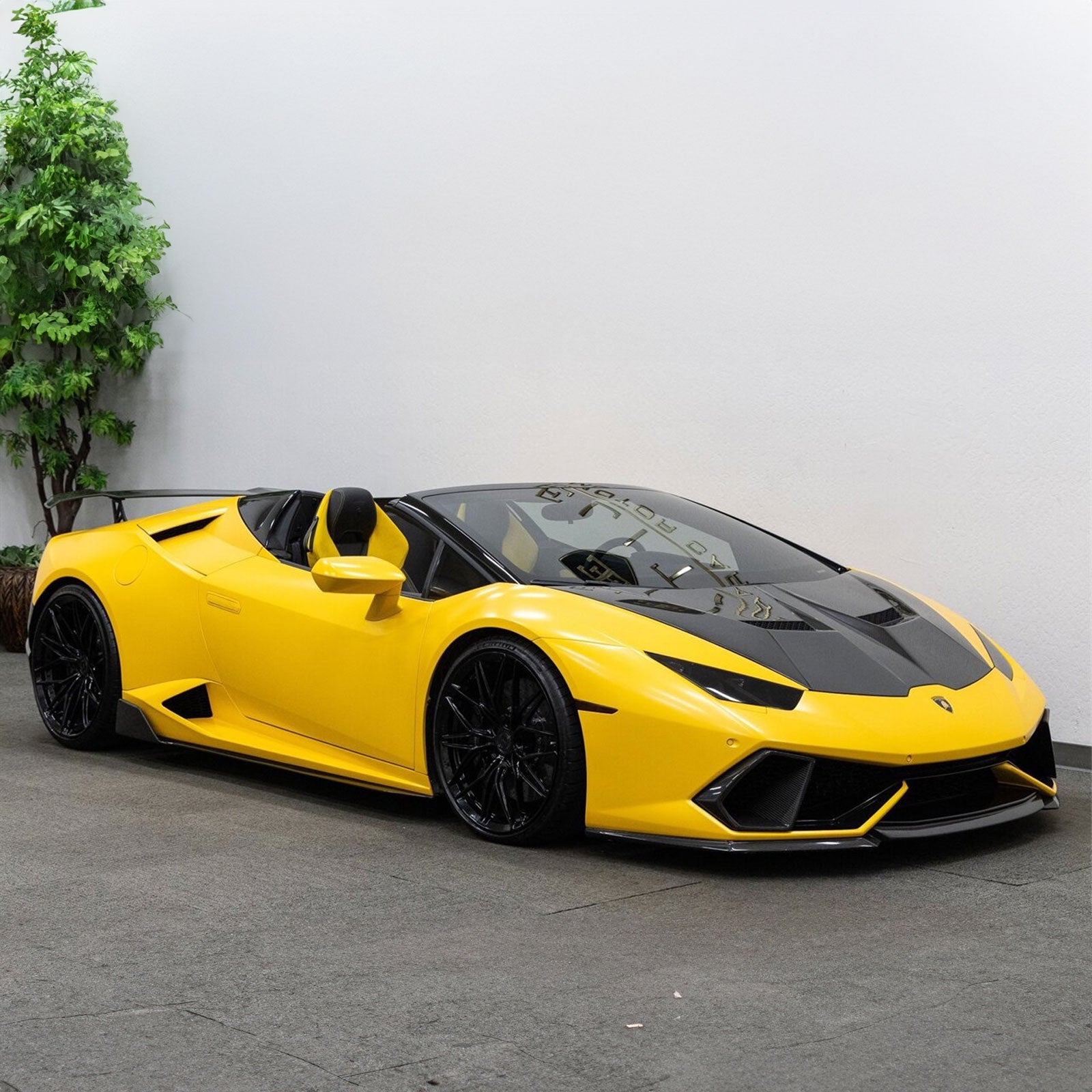 1016 Style Carbon Fiber Rear Spoiler Wing for Lamborghini Huracan LP610 LP580