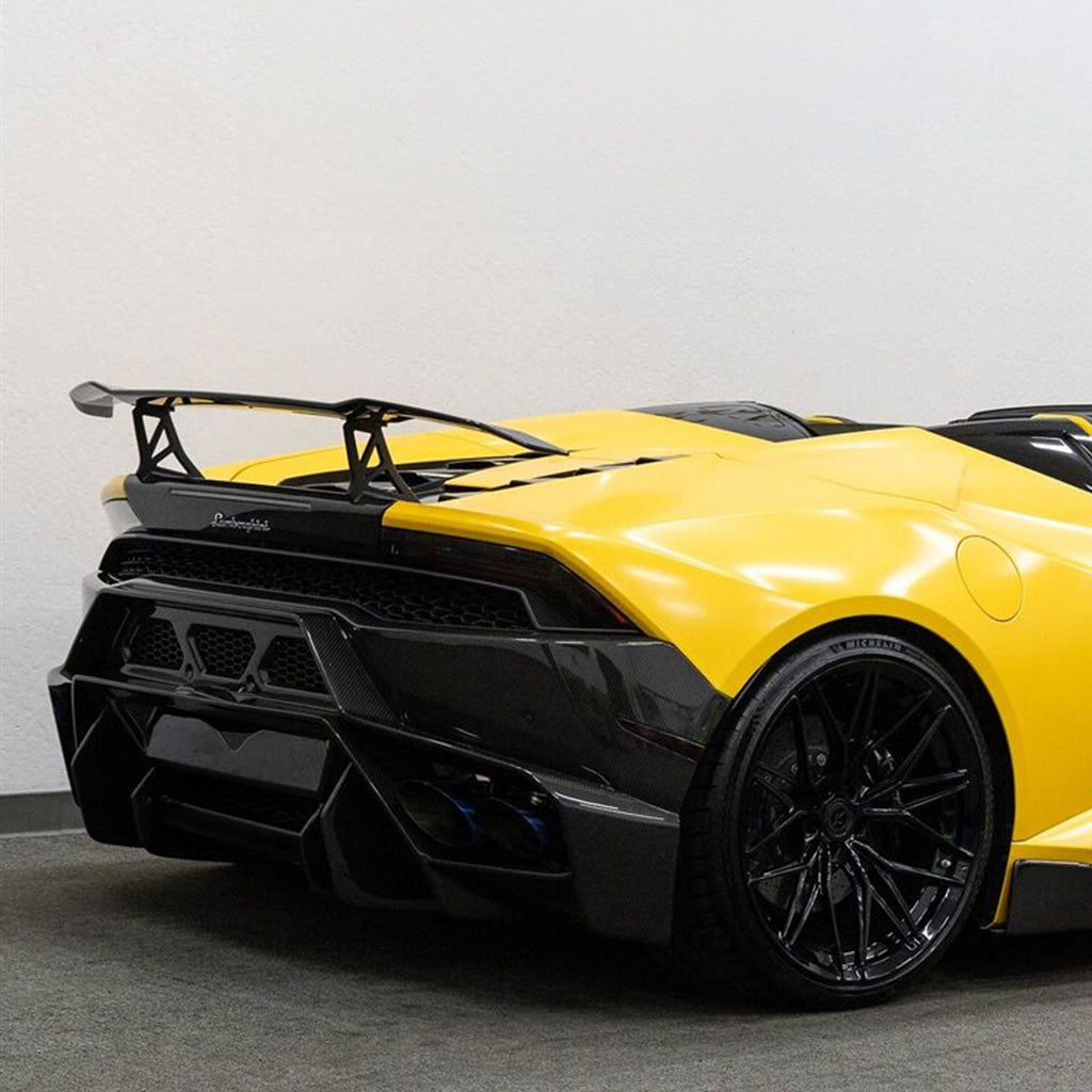 1016 Style Carbon Fiber Rear Spoiler Wing for Lamborghini Huracan LP610 LP580
