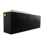10ft 25-Drawer Storage Workbench with Wheels