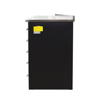 10ft 25-Drawer Storage Workbench with Wheels