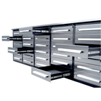 10ft Workbench Storage Cabinet with 30 Drawers