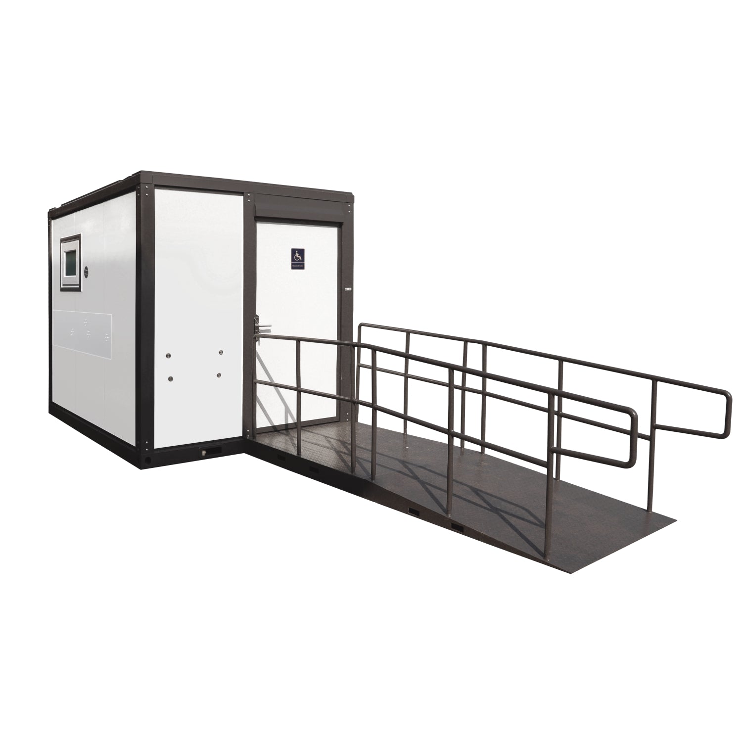 10ft Handicap-Accessible Portable Toilet with Shower