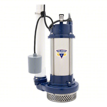 SubmersibleSumpPump,20ft,18in,115VAC