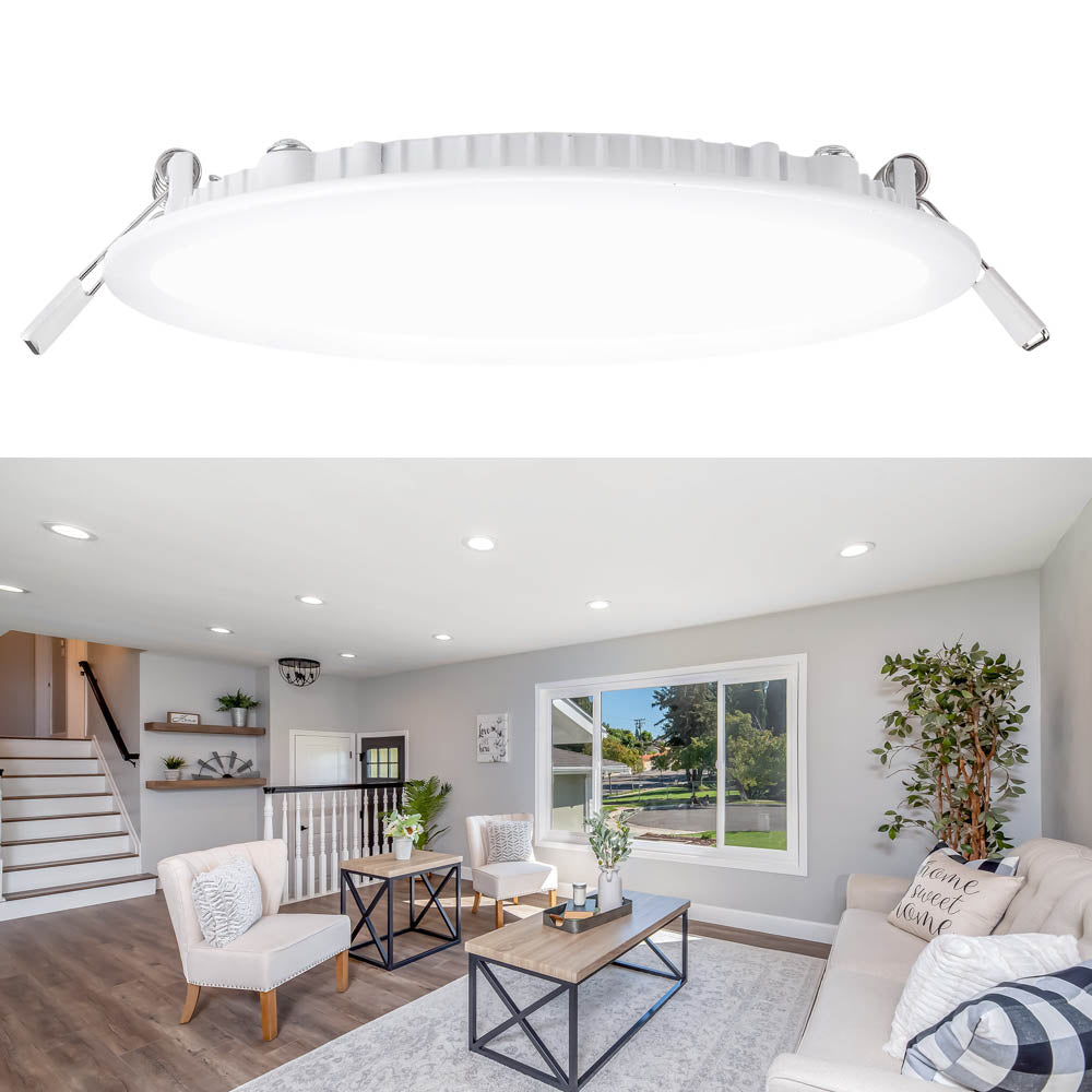 Yescom 18W LED Canless Light Recessed Ceiling Light w/ Driver 1440LM