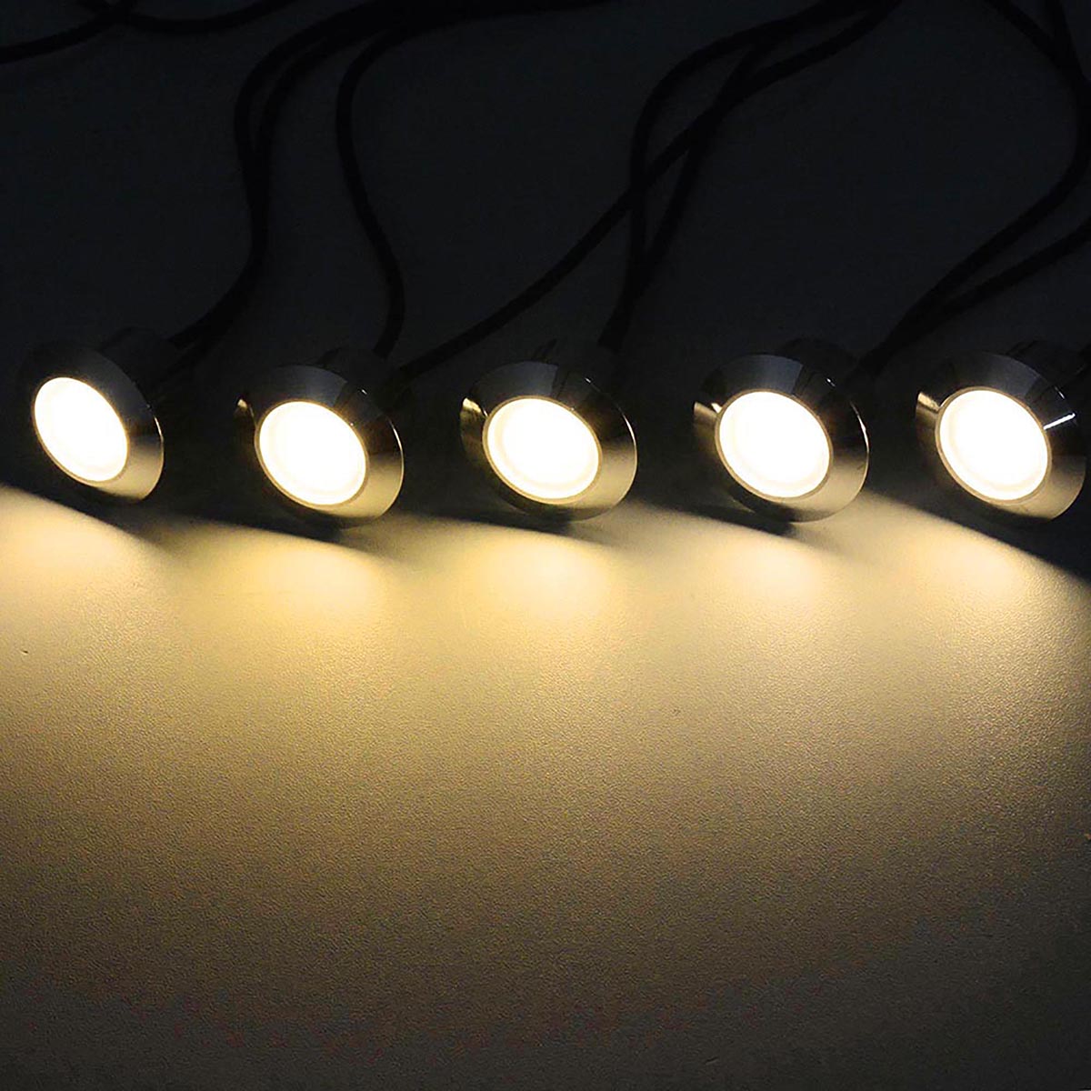 Yescom Recessed LED Deck Light Fixture Transformer Kit 10Pack