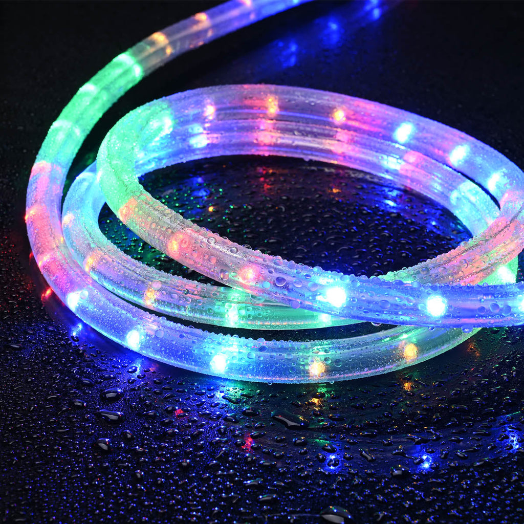 Yescom LumeVine Commercial Rope Light - 120V, 1/2"(13mm), RGB
