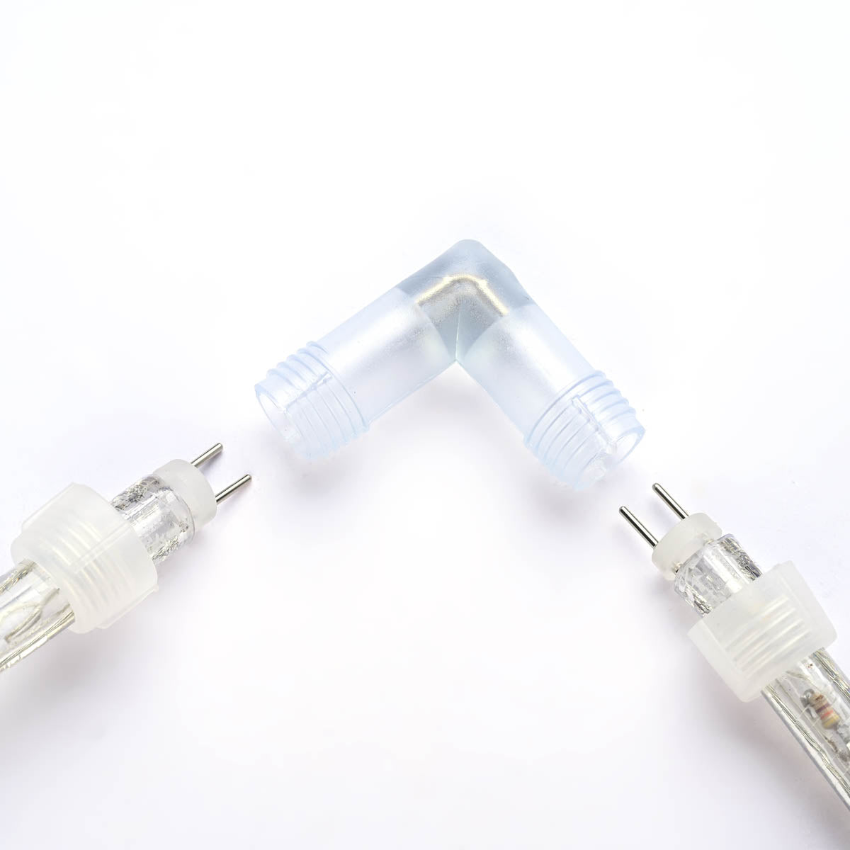 DELight Rope Light Connectors for LED 120V 2 Pin 13mm