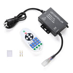 Yescom 110V LED Controller & RF Remote for Neon Rope Light 2700K