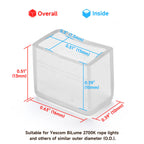 Yescom LED Neon Splice Kit 2-Wire Connectors & Pins 10-Set 14x7mm