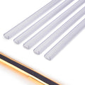 Yescom 3ft 9/16in. Plastic U-Channels Set(5) - For 2700K Neon Rope Lights