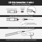 Yescom 10ft RGBW Neon Rope Light Replacement Strip Light
