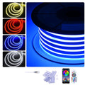 Yescom BiLume RGBW Hardwire Neon Rope Light App & RF Control 120V 100ft