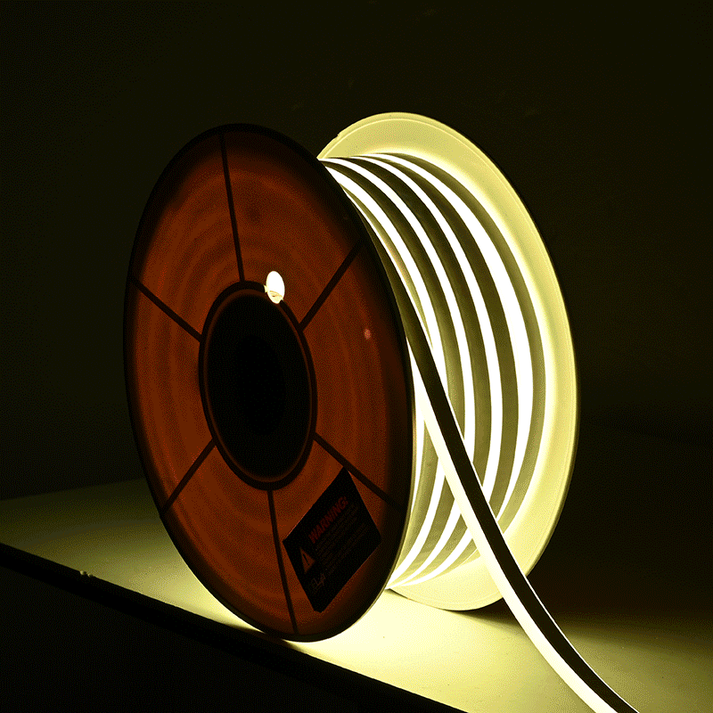 Yescom BiLume RGBW Hardwire Neon Rope Light App & RF Control 120V 100ft