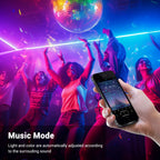 Yescom BiLume RGBW Hardwire Neon Rope Light App & RF Control 120V 100ft