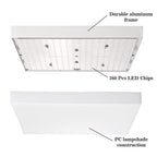 Yescom Kitchen Ceiling Light Square Dimmable Flush Mount w/ Remote 36W
