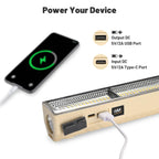 Yescom Rechargeable Magnetic Work Light w/ Flashlight for Garage