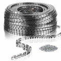 Yescom 328ft 8x11mm Stainless Steel Flexible Clip Channel - For RGBW Neon