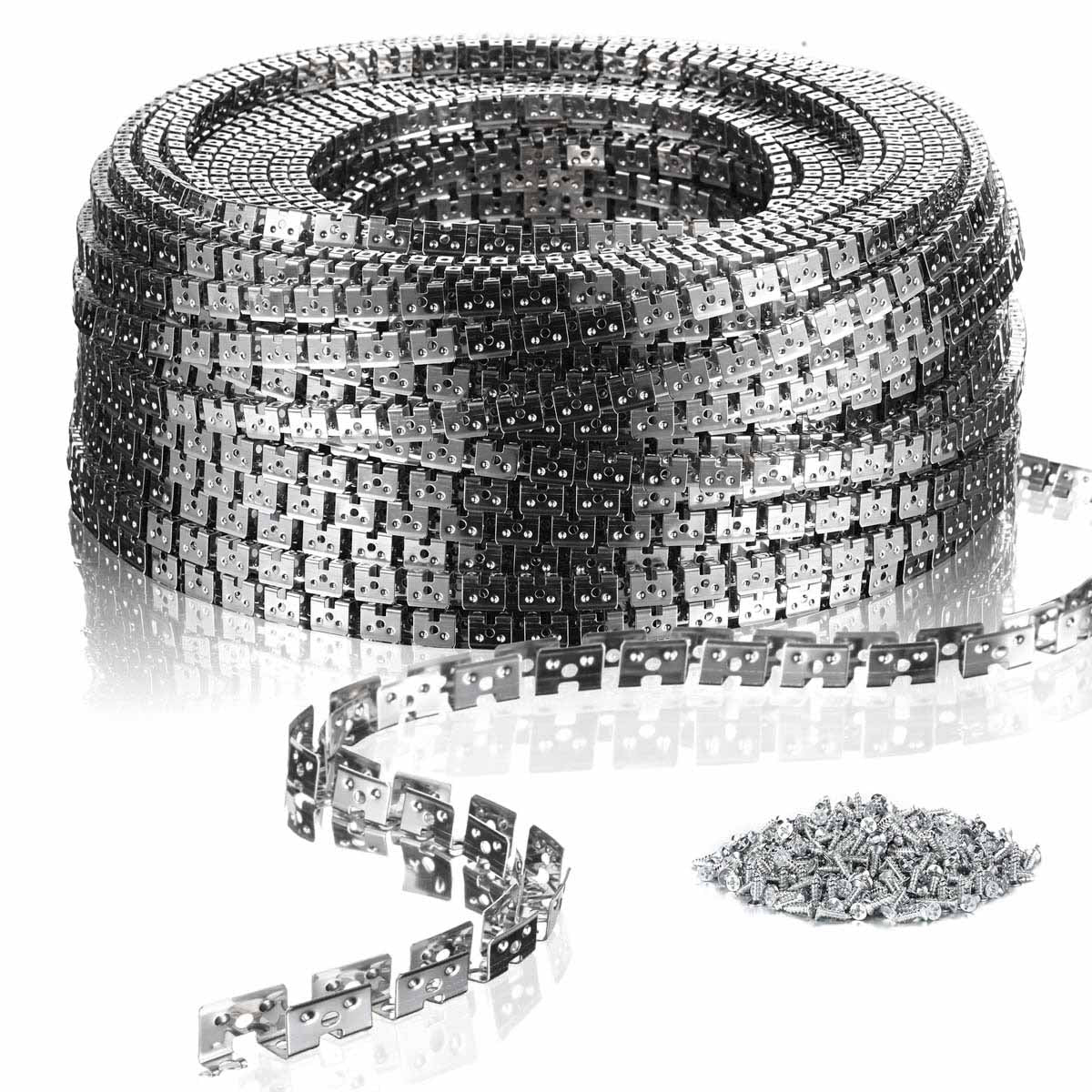 Yescom 328ft 6x12mm Stainless Steel Flexible Clip Channel - For 2700K Neon
