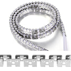 Yescom 328ft 6x12mm Stainless Steel Flexible Clip Channel - For 2700K Neon