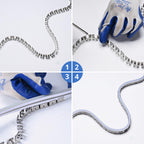 Yescom 328ft 8x11mm Stainless Steel Flexible Clip Channel - For RGBW Neon