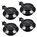 Yescom Dusk to Dawn Solar Light Wall Gutter Mounted 4ct/Pack