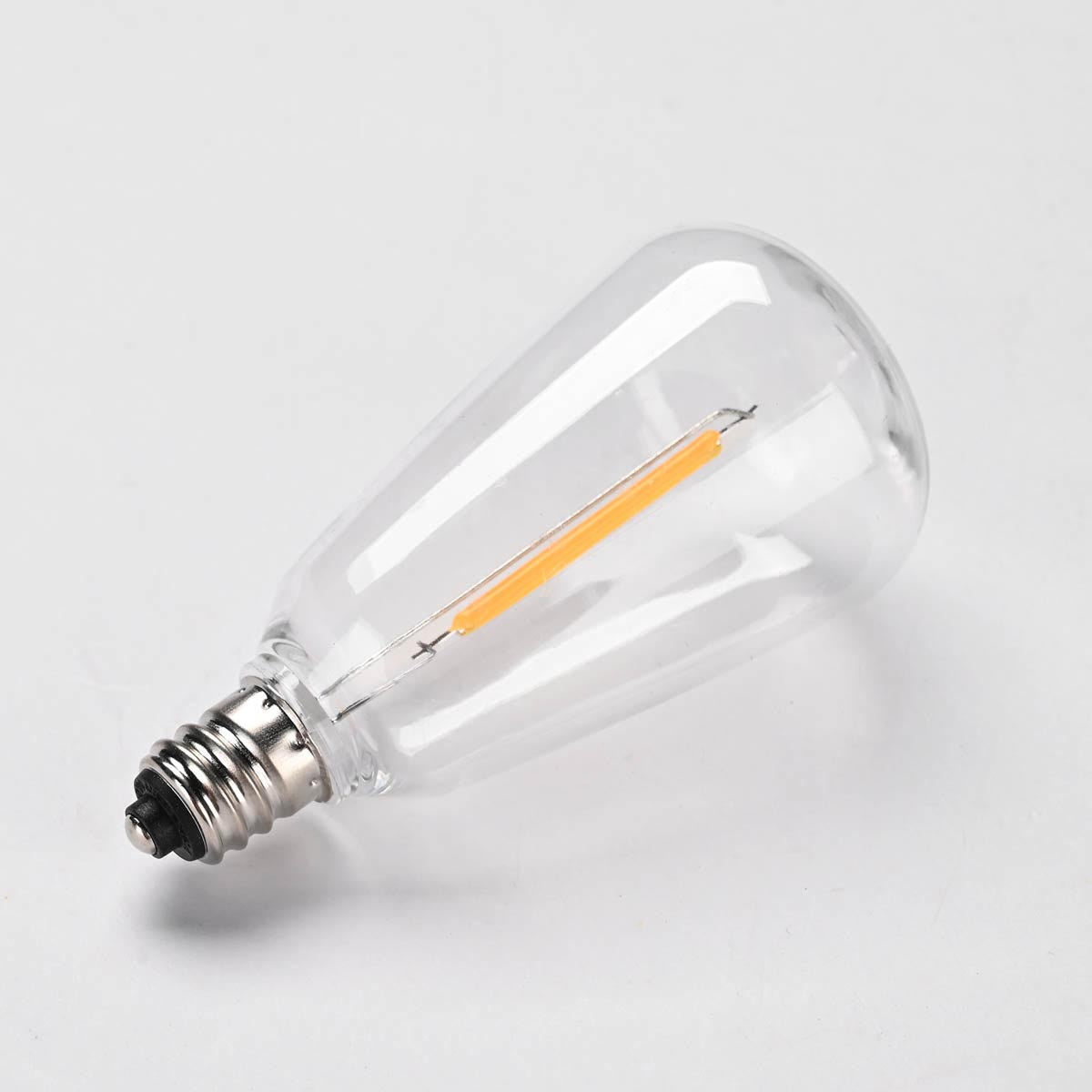 Yescom 120V Commercial String Lights ST38-Bulb 2700K 200ft - (4x)50ft