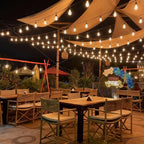 Yescom 120V Commercial String Lights ST38-Bulb 2700K 200ft - (4x)50ft