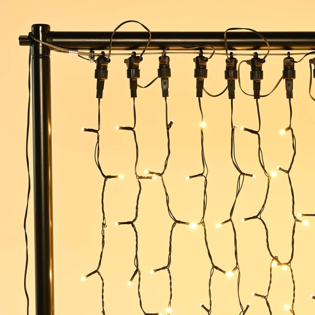 Yescom Commercial Twinkle Curtain String Light 40x10ft (Preorder)