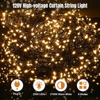 Yescom Commercial Twinkle Curtain String Light 40x10ft (Preorder)