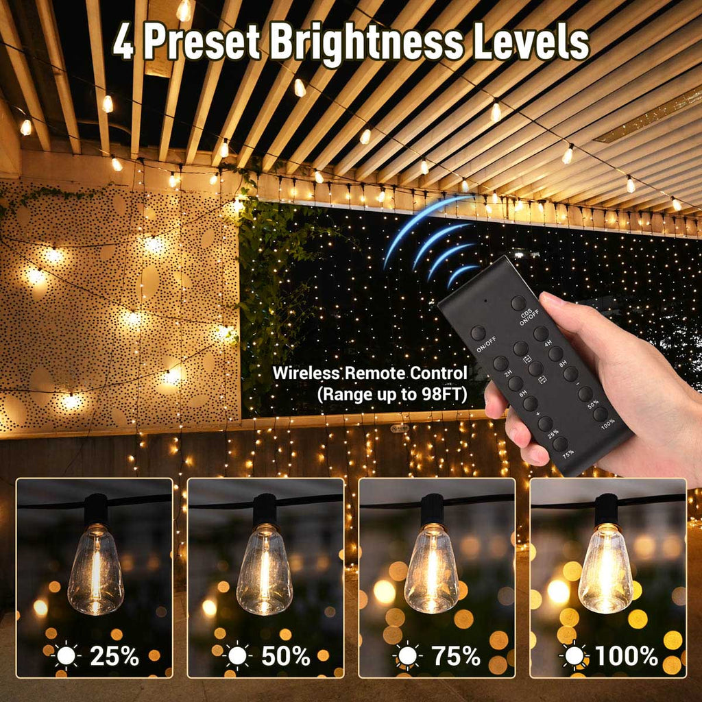 Yescom Dusk-to-Dawn Dimmer & Timer Remote Control