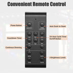 Yescom Dusk-to-Dawn Dimmer & Timer Remote Control
