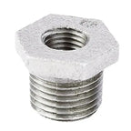1/2" X 1/4" Galvanized Steel Hex Bushing Fitting