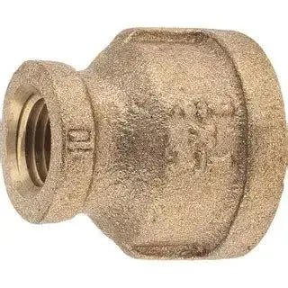 1/2" X 1/4" Lead Free Brass Reducing Coupling