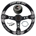 BW Rose 350mm Racing Steering Wheel + Hub Adapter Boss Kit for Civic, Del Sol, Integra