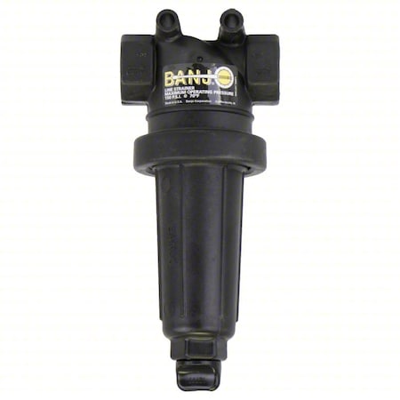 Inline Strainer, 9 in H, 1,190 micron