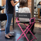 Byootique Makeup Directors Chair 28in.Tall Highback with Headrest Options