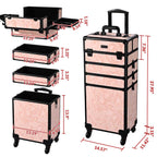 Byootique Rolling Makeup Case CoyoteButtes Artist Travel Case