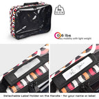Byootique Makeup Bag Travel Cosmetic Clear Bag 420D 14x10x3"