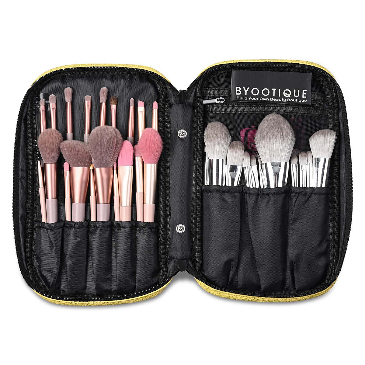 Byootique Makeup Brush Belt Pouch Organizer 17 Slots w/ Handle