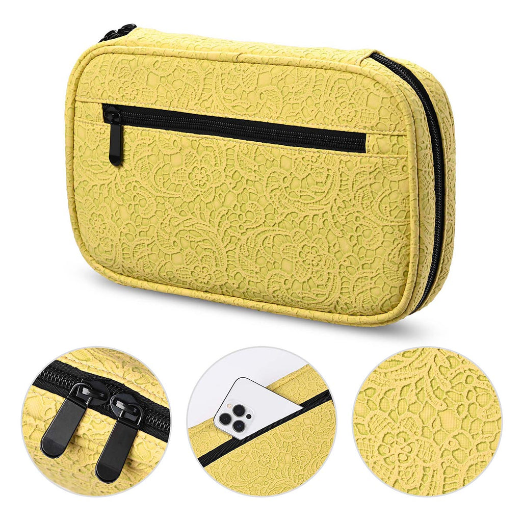 Byootique Makeup Brush Belt Pouch Organizer 17 Slots w/ Handle