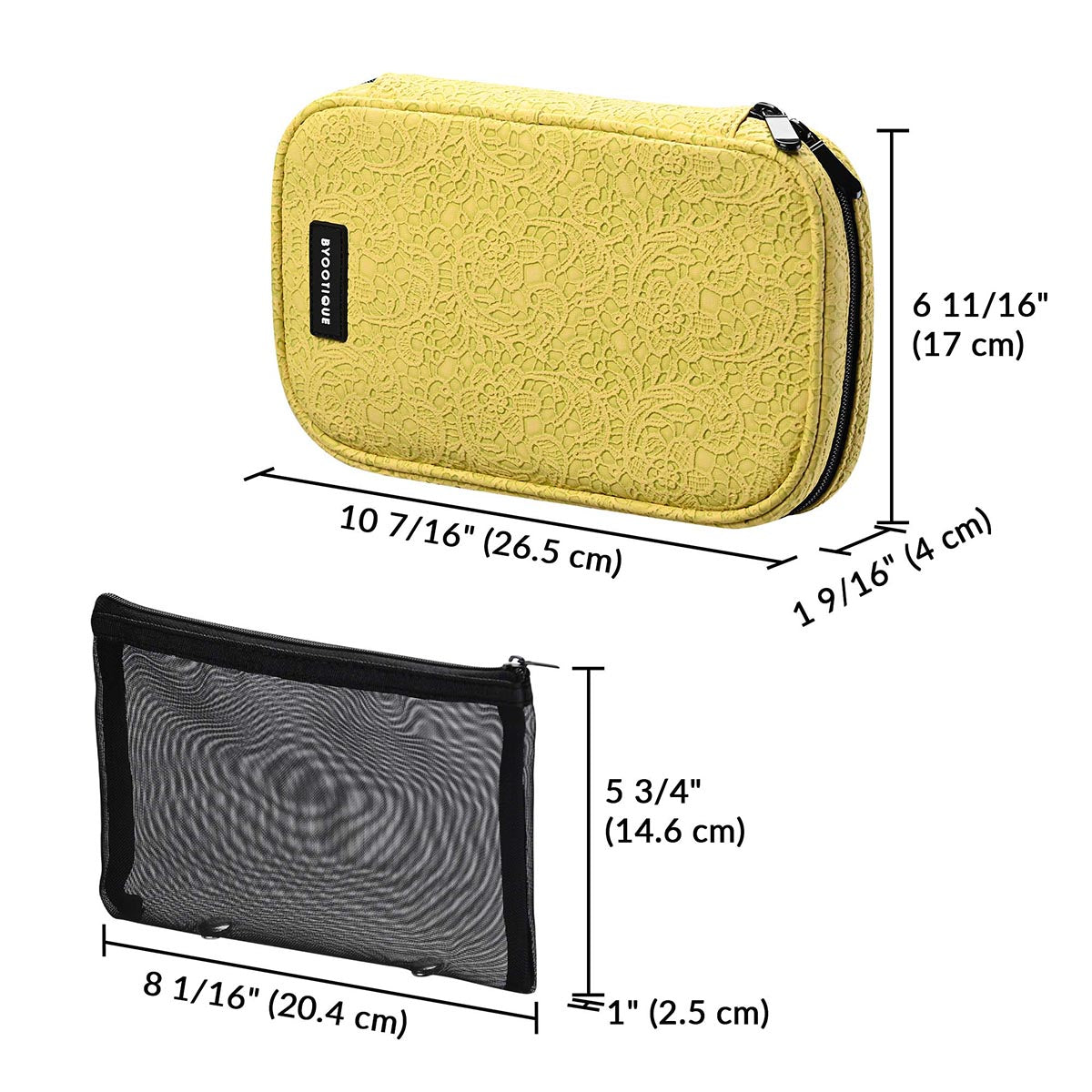 Byootique Makeup Brush Belt Pouch Organizer 17 Slots w/ Handle