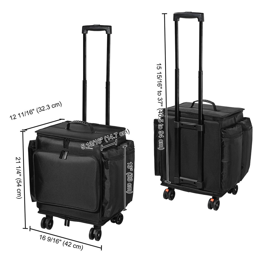 Byootique Hairdresser Suitcase on Wheels for Hairstylist Makeup Artist