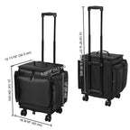 Byootique Hairdresser Suitcase on Wheels for Hairstylist Makeup Artist