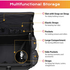 Byootique Hairdresser Suitcase on Wheels for Hairstylist Makeup Artist