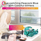 Byootique Sparkle Travel Cosmetic Bag with Compartments