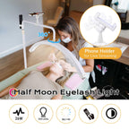 Yescom 28in Half Moon Light Adjustable Eyelash Tattoo Floor Lamp