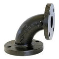 12" X 10" Black Cast Iron Flange Red 90 Domestic
