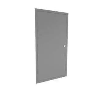 12" X 24" Dual Handle Access Panel White